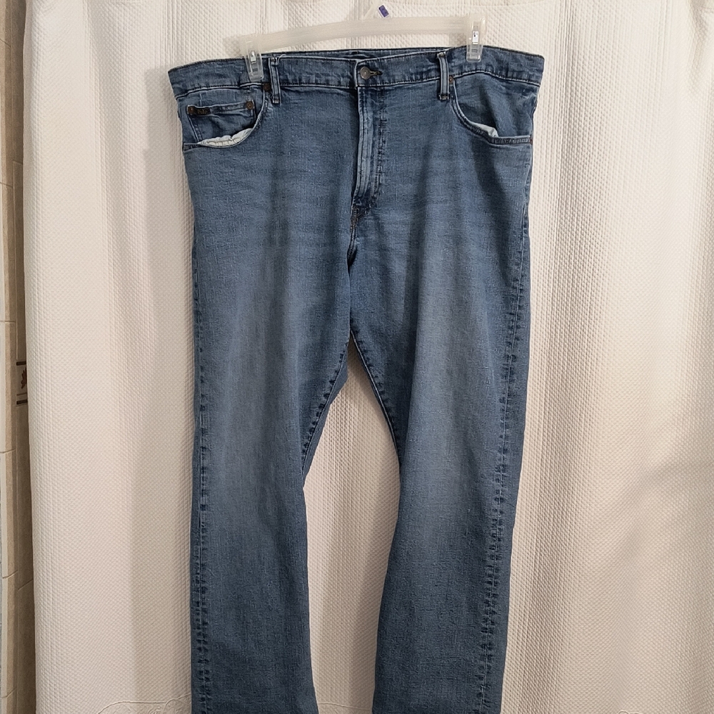 Ralph Lauren Men's Light Blue Relaxed Jeans
